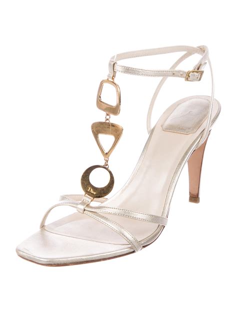 chrustian dior sandals|christian dior sandals with heels.